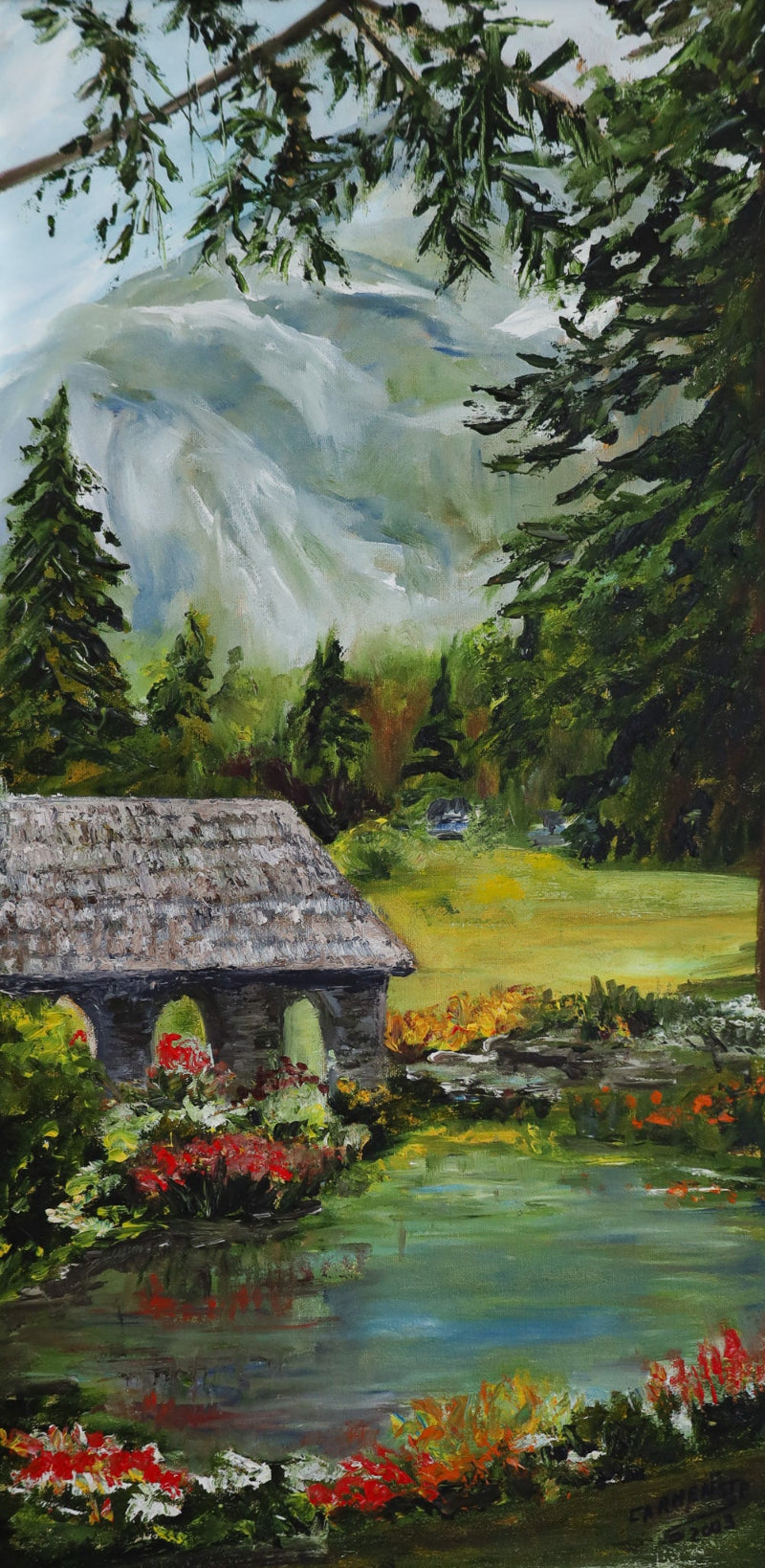 Pavillon II - peinture originale