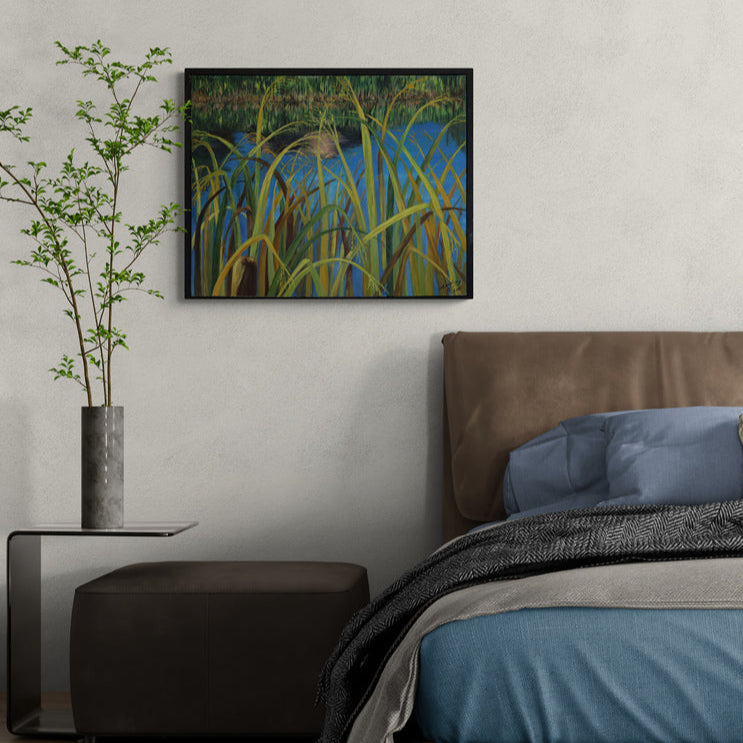 Au gré du vent - peinture originale