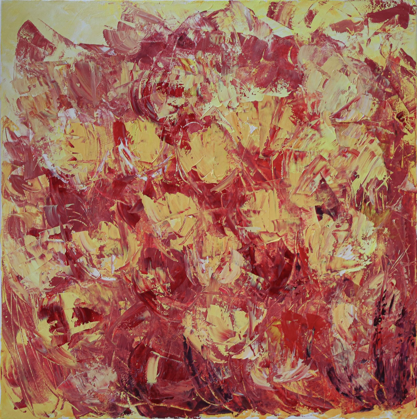 Fauve - 24'' x 24'' x 1,5'' (61 x 61 x 3,8 cm).