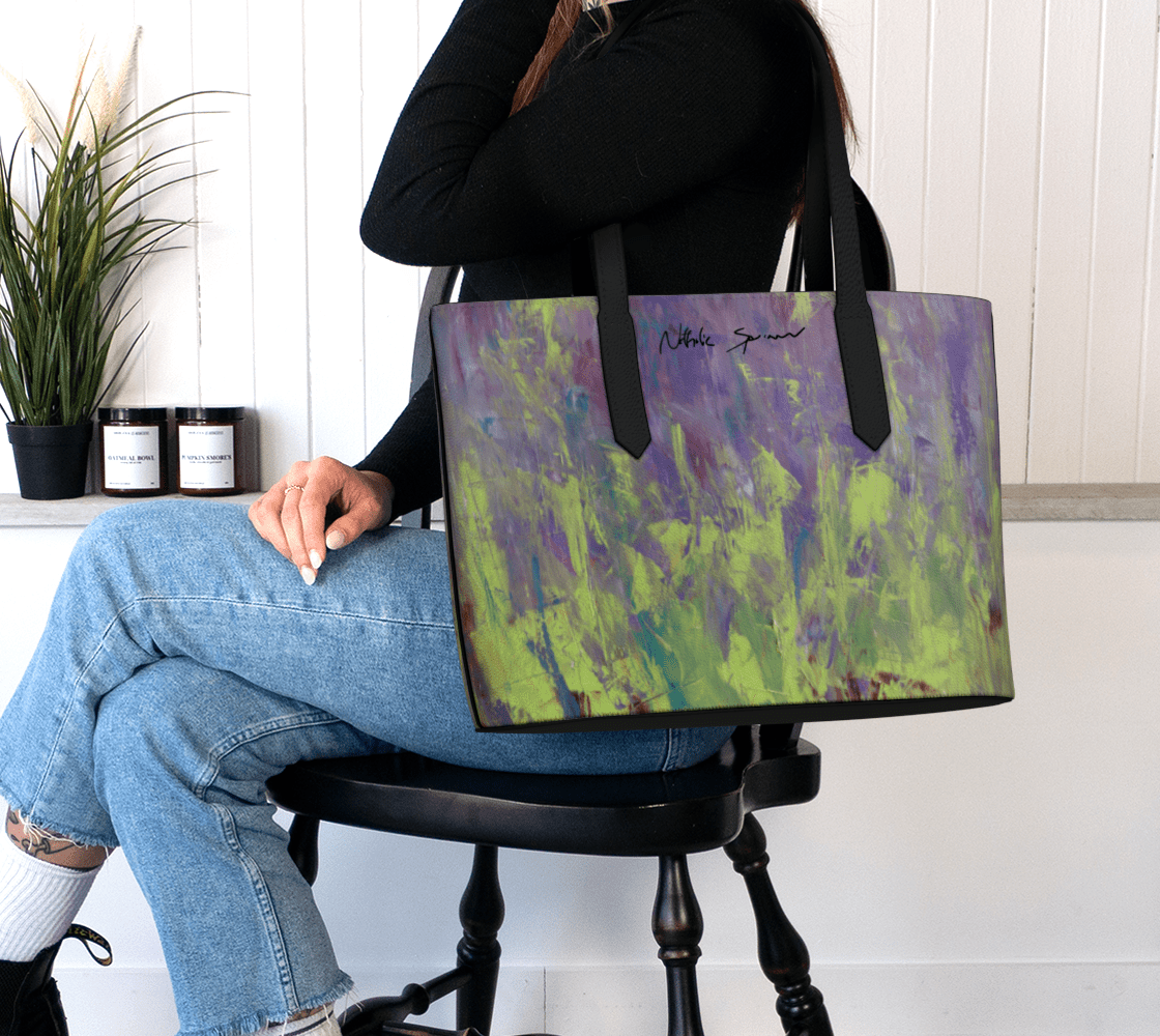 Améthyste - Sac à main en cuir végane - Nathalie Spooner