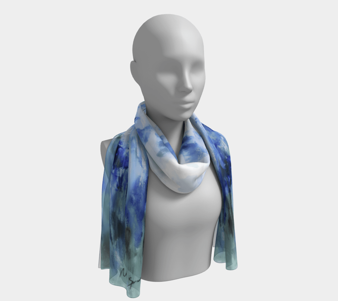 Poésie - Foulard de soie - Nathalie Spooner
