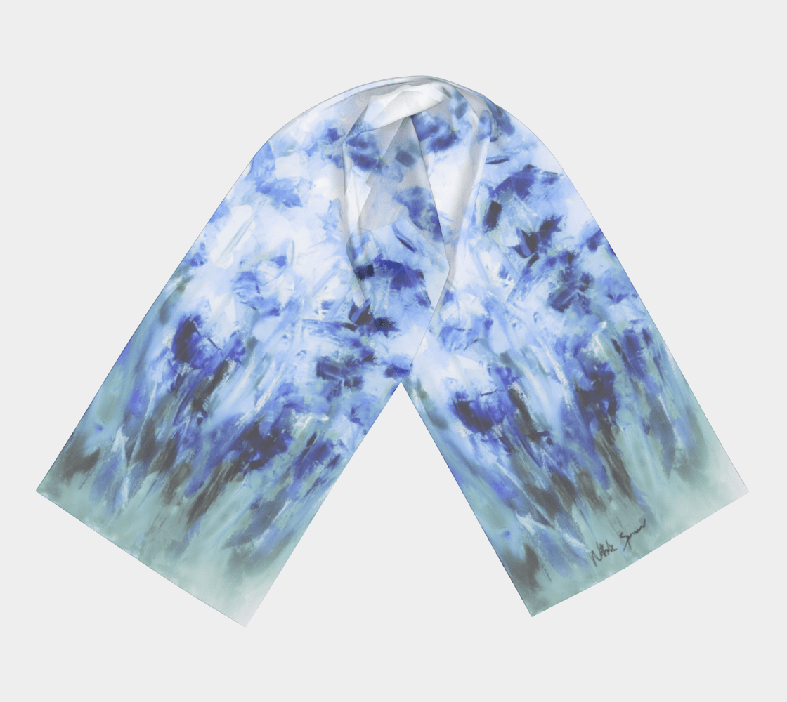 Poésie - Foulard de soie - Nathalie Spooner