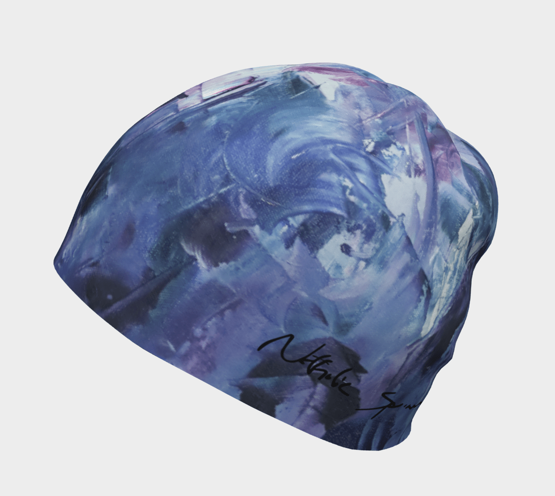 Violet au Vent - Tuque légère | Chapeau d'hiver | Bonnet de course - Nathalie Spooner