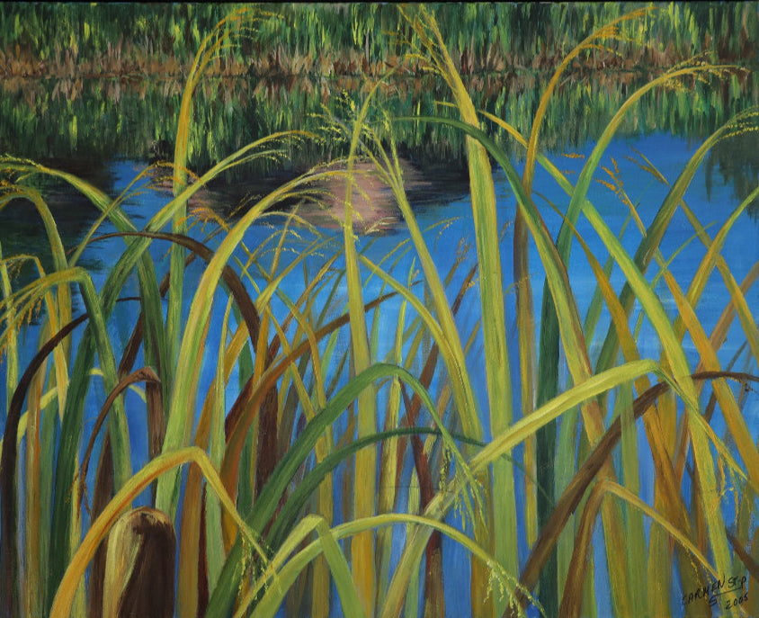 Au gré du vent - peinture originale