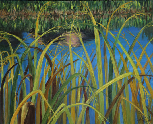 Au gré du vent - peinture originale