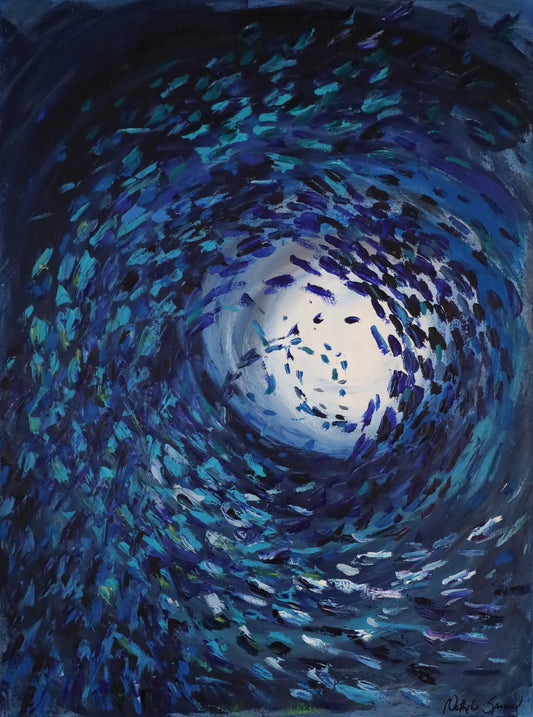 Abysse III - Oeuvre d'art originale - Nathalie Spooner