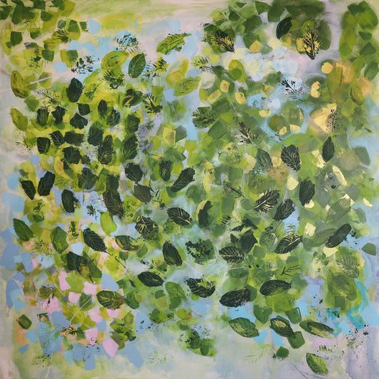 Kōshin - Oeuvre d'Art Originale - Acrylique sur toile par Nathalie Spooner