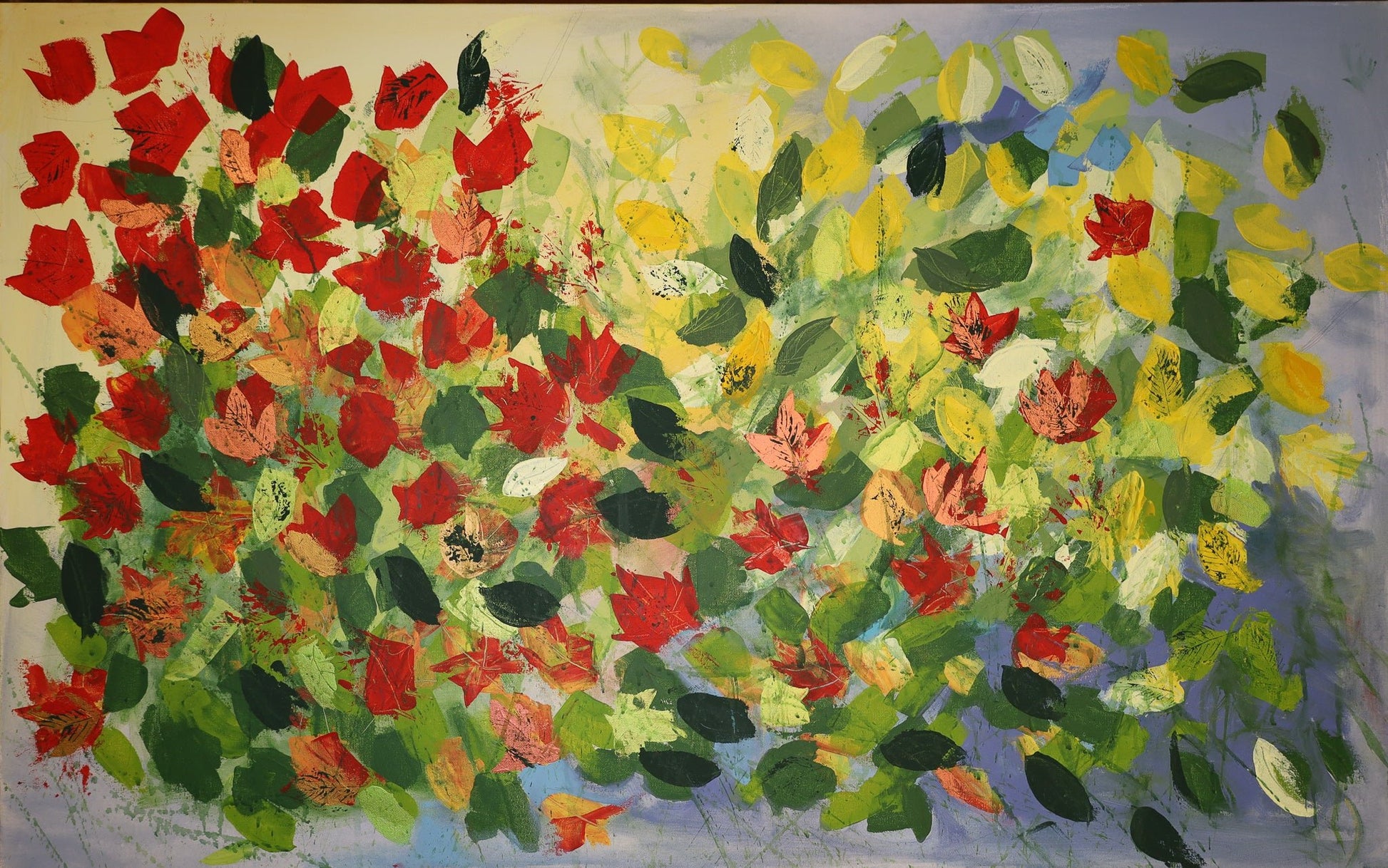 Kōyō - Oeuvre d'Art Originale - Acrylique sur toile par Nathalie Spooner