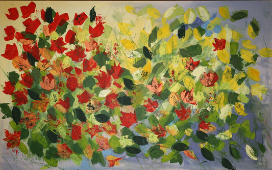 Kōyō - Oeuvre d'Art Originale - Acrylique sur toile par Nathalie Spooner