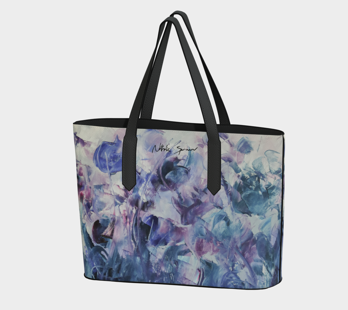 Violet au Vent - Vegan leather handbag