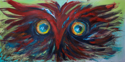 Griffon ... Ne regarde pas - Oeuvre originale - Nathalie Spooner