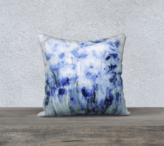 Poésie - Housse de coussin 18 '' x 18'' - Nathalie Spooner