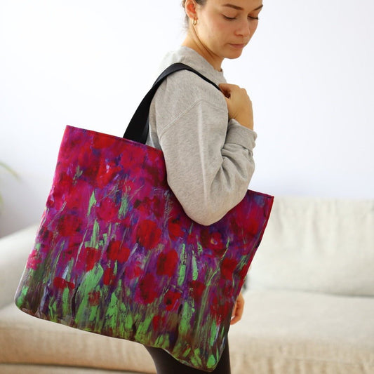 Rubis - Très grand sac tendance | sac de week - end - Nathalie Spooner