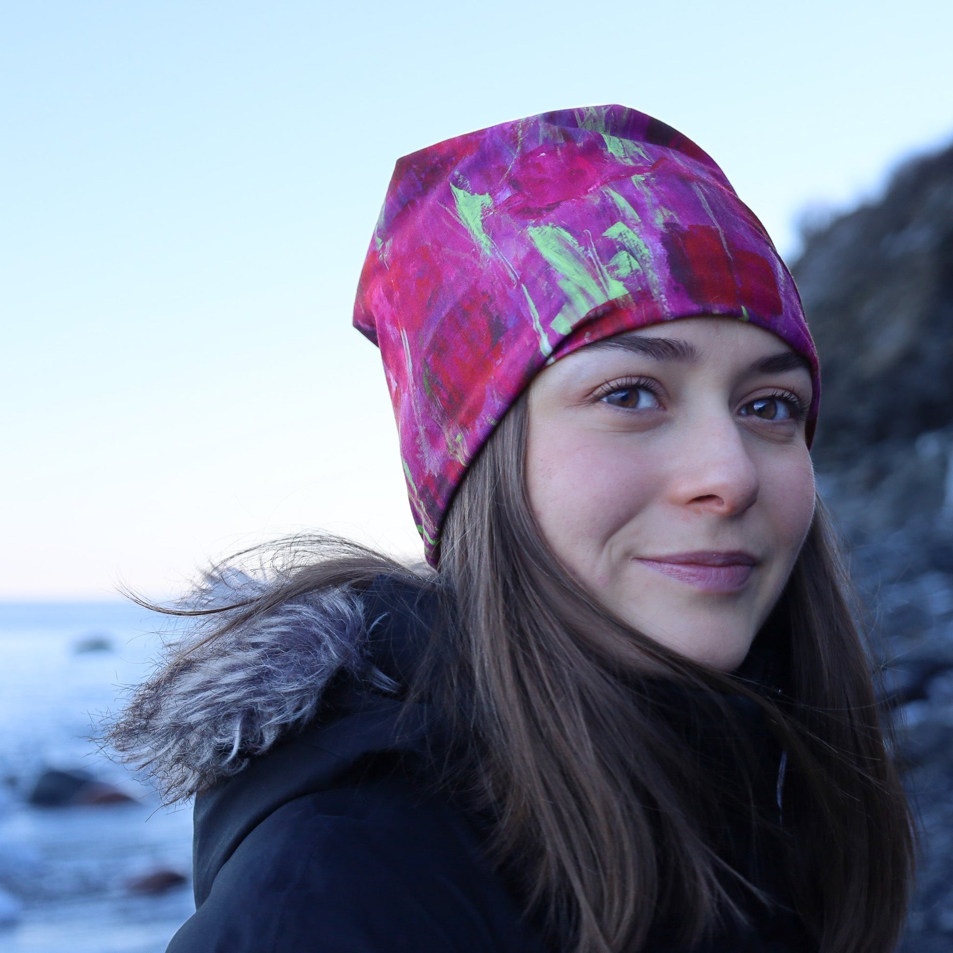 Rubis - Tuque légère | Chapeau d'hiver | bonnet de course - Nathalie Spooner