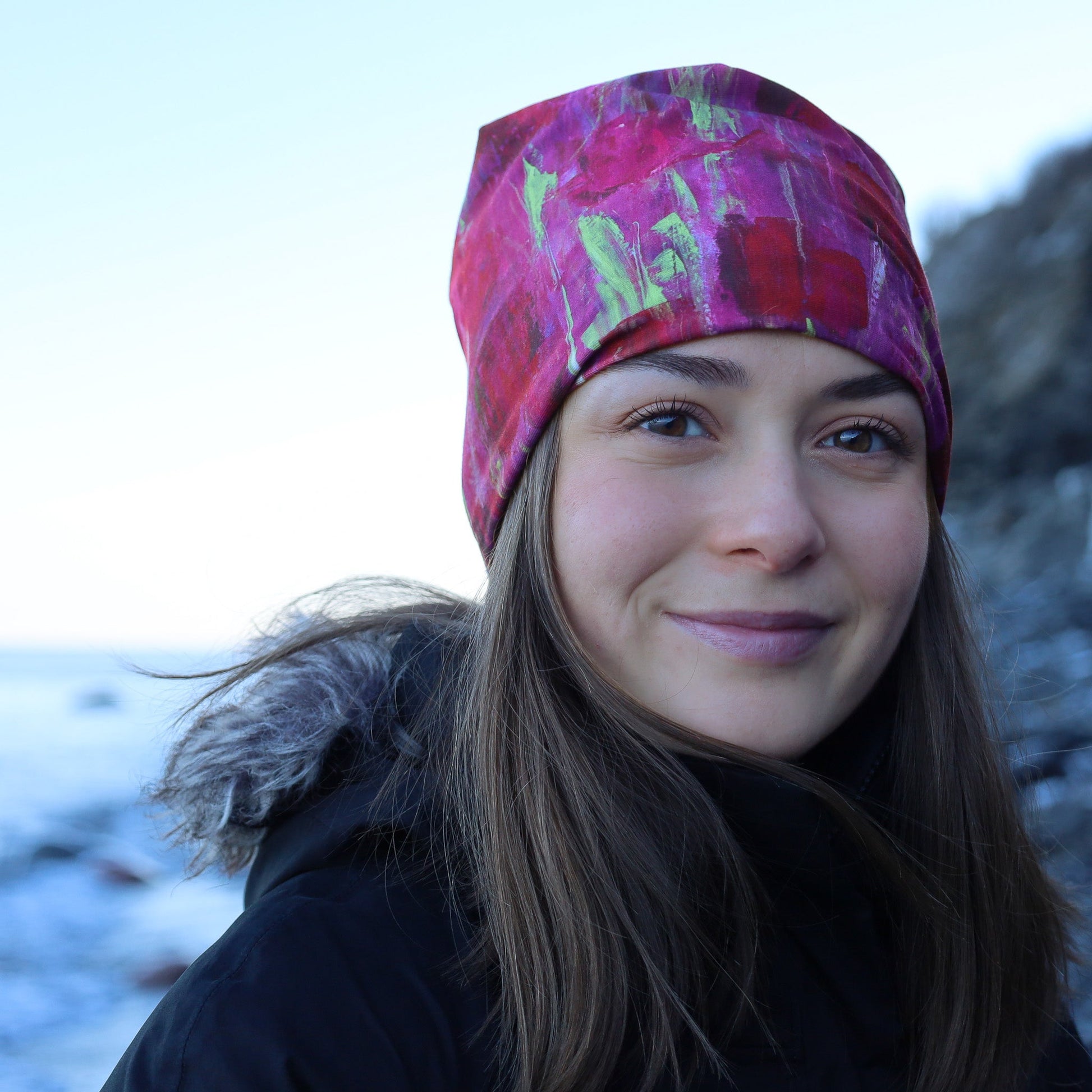 Rubis - Tuque légère | Chapeau d'hiver | bonnet de course - Nathalie Spooner